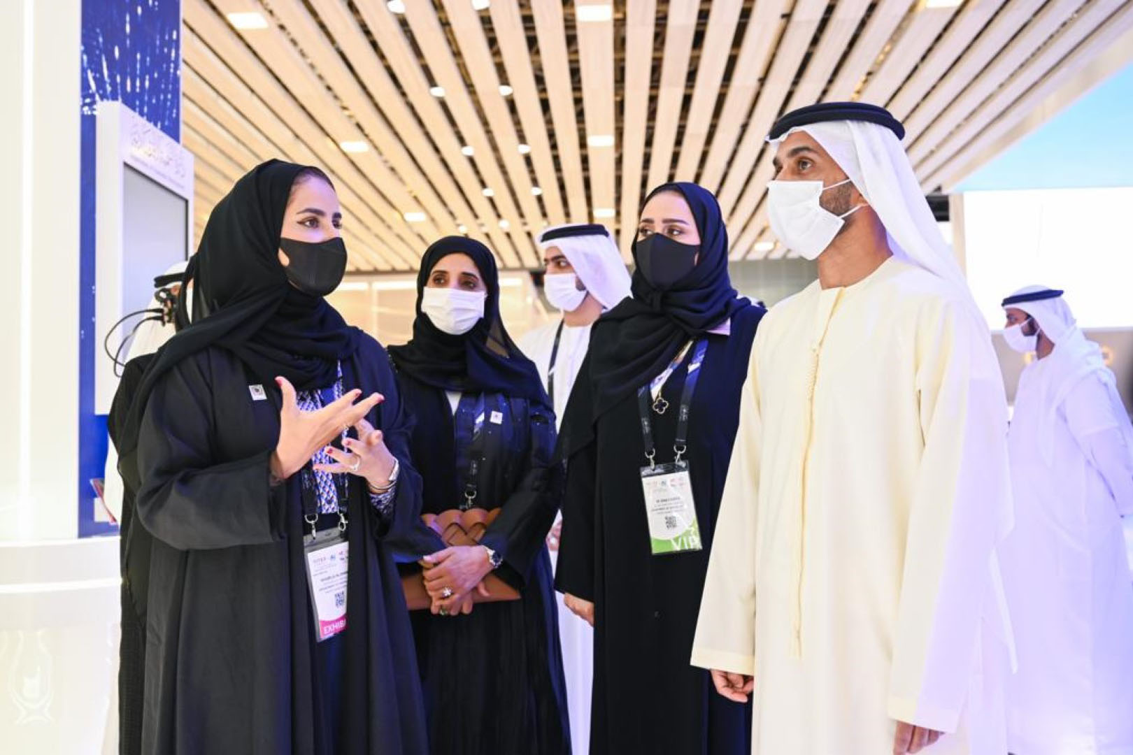 Ahmed bin Humaid Al Nuaimi visits Ajman Government Stand at GITEX